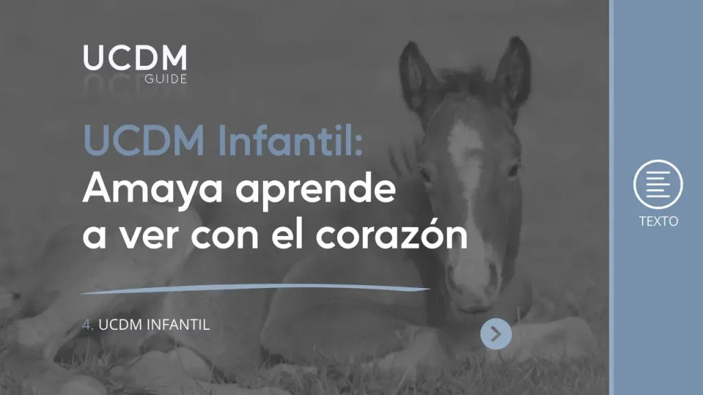 Amaya learns to see with the heart. Children's Story ACIM